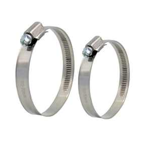 12.7mm Band Width W2 Italy Type Hose Clamp <b>Worm</b> Clamp - Product Image 1