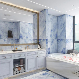 Piastrelle per pavimenti <span class=keywords><strong>blu</strong></span> 600x1200 soggiorno moderno pavimento in pietra di lusso <span class=keywords><strong>blu</strong></span> farfalla bagno piastrelle da <span class=keywords><strong>parete</strong></span> soggiorno - Product Image 2