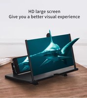 Amplificateur d'écran de téléphone portable pliable de 10 pouces, loupe 3D HD avec lentille anti-reflet pour iPhone/Android, pour la maison, le bureau