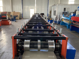 G550 Matériau acier Rectangle 100x50mm Downpipe Machine Core Components Moteur & PLC Control 1200mm Largeur d'alimentation pour toit en tuiles - Product Image 4