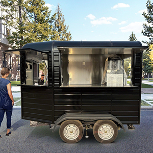 Nhà máy thương mại trực tiếp xe tải thực phẩm nhỏ đầy đủ trang bị đường phố nhượng Bộ van với kem BBQ giá bán buôn - Product Image 1