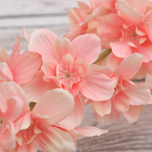 Simulation de fleurs violettes de 86cm, 1 pièce, fleurs artificielles en soie véritable, tactile, pour décoration de mariage, DS002 - Product Image 5