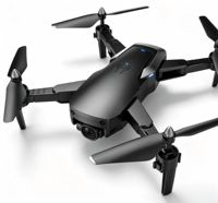 Drone E88 avec caméra double 4K, fonction de basculement à 360 degrés, contrôle de la trajectoire par la gravité, quadricoptère RC