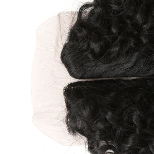 Paquetes de Pelo Rizado <span class=keywords><strong>Afro</strong></span> con Cierre de Encaje Sintético para Mujer Negra, 16 a 20 Pulgadas, 7 Unidades por Lote - Product Image 6