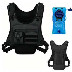 Fabrik-Bestseller Outdoor Taktische Brusttasche Herren Lauf- und Fahrradtasche Große Kapazität Multi-Taschen Brustgurttasche - Product Image 1