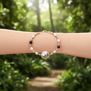 Fashion <b>Beaded</b> <b>Bracelet</b> 316L Stainless Steel PVD <b>Gold</b> Plating Sustainable Resistant Jewelry for Women - Product Image 3