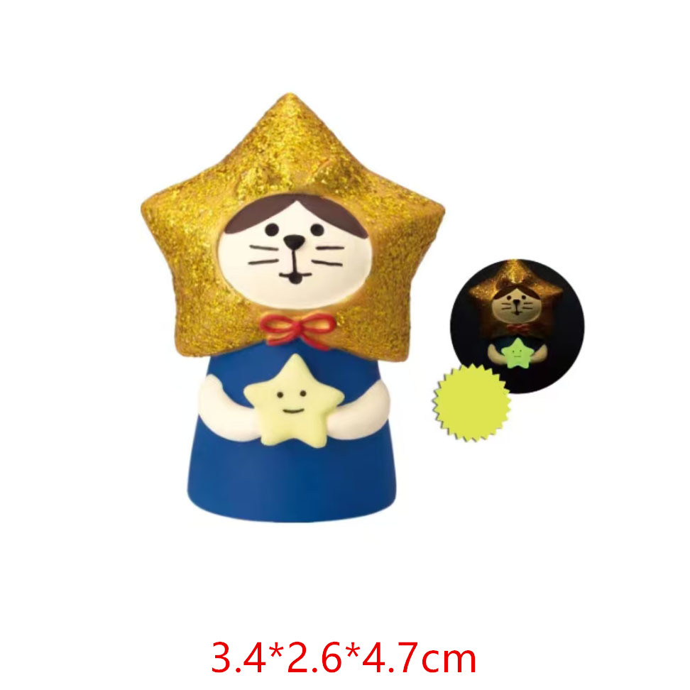 Gato estrella de Navidad