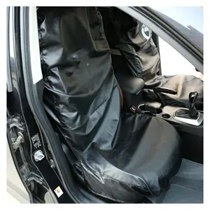 Fabricantes personalizados capa de assento de carro em couro lavado à prova de poeira preto fashion para venda