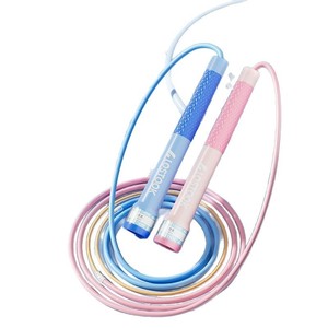 Cuerda para saltar Shashi Speed, longitud ajustable de 2,8 m para niños, material de PVC con alambre de acero con rodamientos de silicona - Product Image 5