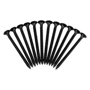 Jeu de <span class=keywords><strong>vis</strong></span> à cloison sèche M5 de Chine <span class=keywords><strong>vis</strong></span> auto-perceuses sans tête fraisée au phosphore DIN standard métrique zingué noir - Product Image 6