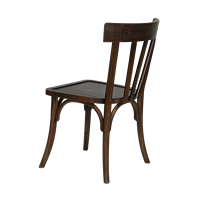 Chaise de salle à manger moderne en bois massif personnalisable OEM pour la maison, le bureau, l'école, le café, la cafétéria, la cuisine - Revêtement en cuir