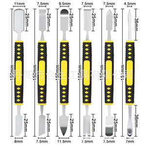 Kit de levier de démontage en métal 6 pièces Mr Drill en acier au chrome-vanadium pour la réparation de téléphones mobiles - Product Image 2