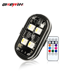 Flashing Airplane <b>Lights</b> 12V LED Rechargeable IP65 Waterproof <b>Strobe</b> Warning <b>Light</b> For Vehicle Rear Bumper Nighttime Safety - Product Image 2