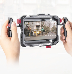 Estabilizador de Mano de Aluminio para Teléfono, Empuñadura para Grabación de Video, para Videomaker y Videógrafo, con Soporte para iPhone 16 - Product Image 1