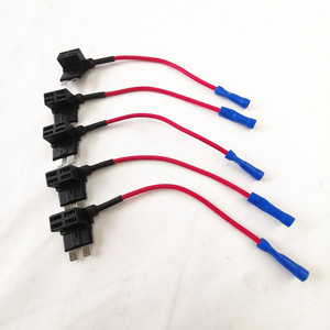 1A ~ 40A 전기 ATM 추가 회로 미니 블레이드 퓨즈 & 16 awg 피그테일 퓨즈 홀더 인 라인 퓨즈 홀더 - Product Image 2
