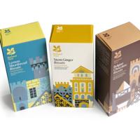 Boîte en carton argenté Boîte en carton personnalisable Conception d'emballage en papier de qualité supérieure avec marque ciblée Boîte en carton argenté