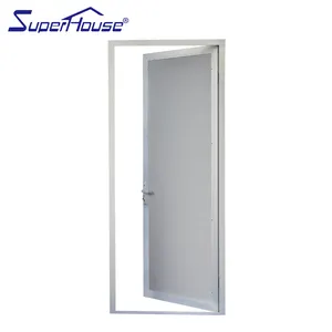 Superhouse-puerta de seguridad con bisagras de malla de acero inoxidable, aluminio, 36x72