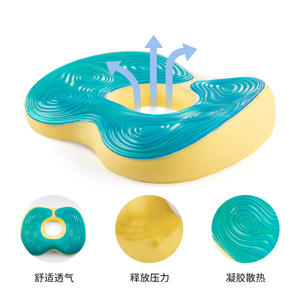 Comfort Zero Gravity Coxis Ortopédico Silla de circulación sanguínea Cojines Silla de ruedas Gel de refrigeración Cojín de asiento de espuma viscoelástica mejorado - Product Image 2