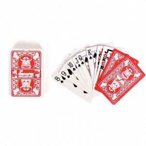 Cartas de Juego Impresas Personalizadas con Publicidad en Ambos Lados Hechas de Papel Resistente - Product Image 1