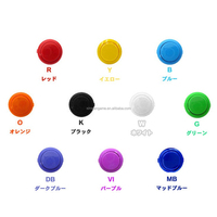 Bouton poussoir Sanwa d'origine japonaise Obsf 30mm 24MM pour PC PS4 XBOX Hitbox Controller Pandora Game Joystick Console