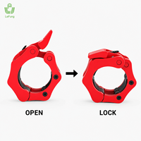 Colliers de serrage en nylon de 5 cm pour plaques de barre, accessoires d'équipement d'entraînement de force pour la maison et la salle de sport