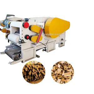 Tambor triturador de madeira, triturador de madeira com tambor chipper para engenharia de biomassa