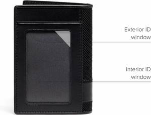 Multi-Window Card <b>Case</b> Rectangular 1.6 oz Product Black One Size Wallet - Product Image 4