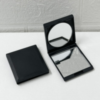 Miroir de poche pliable compact personnalisé, miroir publicitaire en plastique, miroir de poche de petite taille