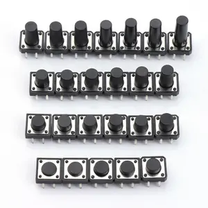 12*12*4.3mm DIP Push Button Tact Switches H4.3mm 4pin Dip 12*12mm Tact Switch