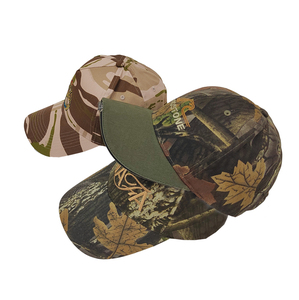 Bán Buôn Tùy Chỉnh Rừng Camo <span class=keywords><strong>LED</strong></span> Mũ Bóng Chày 5/6 Bảng Điều Chỉnh Hat Với Rêu Cây Sồi Thiết Kế Phun Thêu Nhỏ Moq - Product Image 1