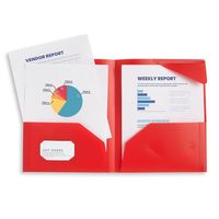 Porte-documents de présentation de documents en papier avec fente pour cartes de visite, personnalisable en taille, résistant aux rayures, avec lamination, gaufrage et débosselage