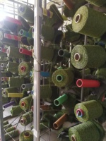 Gazon Artificiel en Rouleau 25mm pour Jardin, Moquette Synthétique Économique pour Aménagement Paysager et Terrains de Football