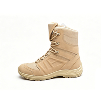 Bottes de combat imperméables de haute qualité pour hommes, respirantes, en daim et tissu Oxford, à lacets, non tissées, pour la chasse et les activités tactiques en extérieur