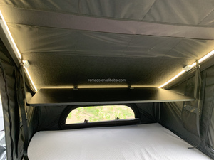 Tenda da Tetto Rigida Remaco Overland Touring OEM 4x4 4WD per F150 Grande XL per 4 Persone con Cerniera a X e Lucernario - Product Image 4