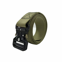 Ceinture tactique pour homme de haute qualité, ceinture en nylon robuste avec boucle pour les sports de plein air, entraînement, logo personnalisé