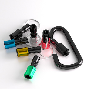 ZHCY Keychain <b>Extension</b> <b>Rod</b> 6Pcs 1/4 Hex Shank Metal Plastic Drill Bit Storage Carabiner Set - Product Image 4