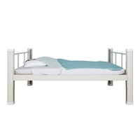 Lit Superposé Double Métallique, Prix Direct Usine, Facile à Monter, Meuble Pliable pour Internats, Utilisation en Chambre