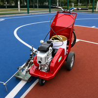 Machine de marquage de lignes routières manuelle 9,5 CV pour routes, autoroutes, écoles et parkings