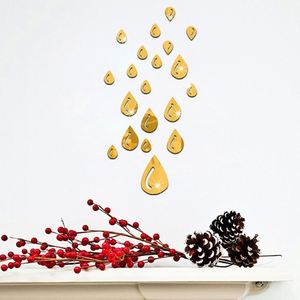 Pegatinas de Pared de Acrílico con Diseño de Gotas de Lluvia, para Decoración de Dormitorios, Salas de Estar y Habitaciones Infantiles, Gran Venta - Product Image 4