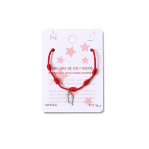 Stainless Steel Seven Star Knot <b>Anklet</b> Letter Q Red Rope <b>Bracelet</b> For Women Fashion Jewelry Hecho A Mano 45236 - Product Image 1