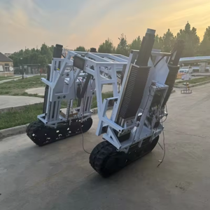 แชสซีรถตีนตะขาบติดตามอัตโนมัติ |   ฐานหุ่นยนต์เกษตรแบบปรับสมดุลได้เองสำหรับการดำเนินงานในสวนชา - Product Image 2