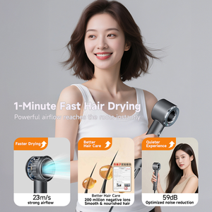 ไดร์เป่าผมรุ่นใหม่ 1500W ความเร็วสูง BLDC สำหรับร้านเสริมสวย ดีไซน์พับได้ 500 ล้านประจุลบ รับทำโลโก้ ใช้ในโรงแรม ลมร้อนแรง - Product Image 3