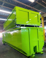 Machines de traitement des déchets de construction à usage intensif-Conteneur à benne basculante pour l'enlèvement des ordures