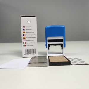 Réglable Personnalisée <span class=keywords><strong>Signature</strong></span> Timbre Blanc Cas Auto Encrage En Caoutchouc Timbres - Product Image 4