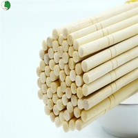 Baguettes jetables en bambou de forme ronde de 20 cm avec emballage en papier pour les plats à emporter des restaurants et les fournitures pour les restaurants de nouilles