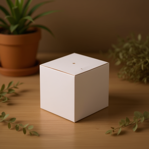 Scatola di Carta Ilan 6x6x6 Cm Cubo Pieghevole per Imballaggio 6 Pezzi - Product Image 2