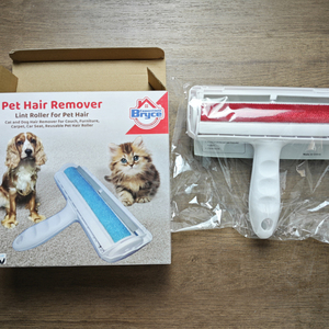 Biểu Tượng Tùy Chỉnh In Ấn Vật Nuôi Lint <span class=keywords><strong>Remover</strong></span> Vải Bàn Chải Tái Sử Dụng Màu Tím Con Chó Tóc Lược Lint Con Lăn Cho Thảm Hộ Gia Đình Làm Sạch - Product Image 3