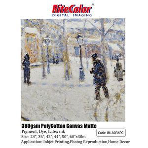 360gsm sáng trắng mờ vải sắc tố mực nhuộm Polycotton vải cuộn bán buôn - Product Image 2