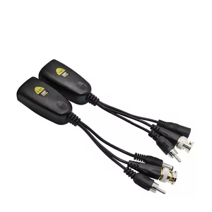 จำลอง ahd/cvi/tvi/cvbs 300เมตร RJ45 3-in-1 BNC 5MP จอภาพคู่บิดรับส่งสัญญาณวิดีโอ Balun พลาสติก - Product Image 4
