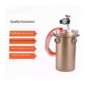 Colorful <b>Paint</b> Pressure Pot with Air Spray Gun Fluid Hose Assembly High Pressure Pneumatic Spraying System - Product Image 3
